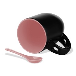 Jarro mágico int. y cuchara color rosado