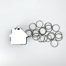 Llavero Casa 5cmx5cm 20 unidades