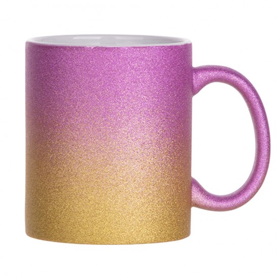 Jarro glitter degrade fucsia/dorado Jarro glitter degrade fucsia/dorado