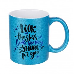 Jarro glitter azul 11oz Jarro glitter azul 11oz