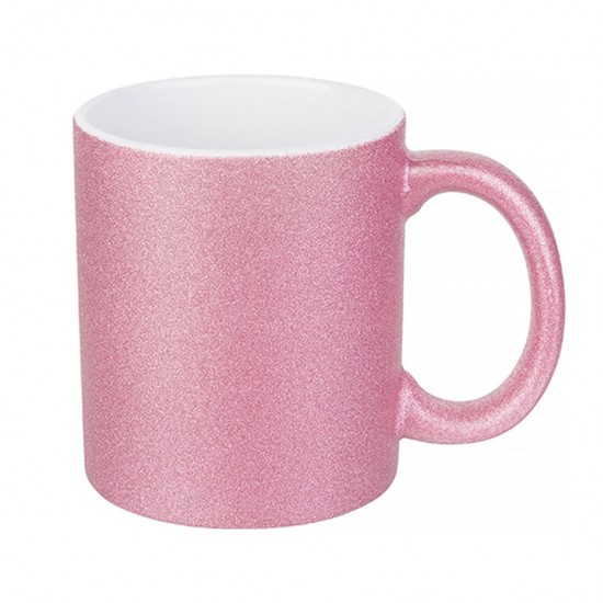Jarro glitter fucsia 11oz