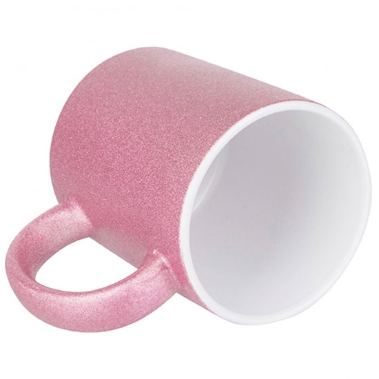 Jarro glitter fucsia 11oz