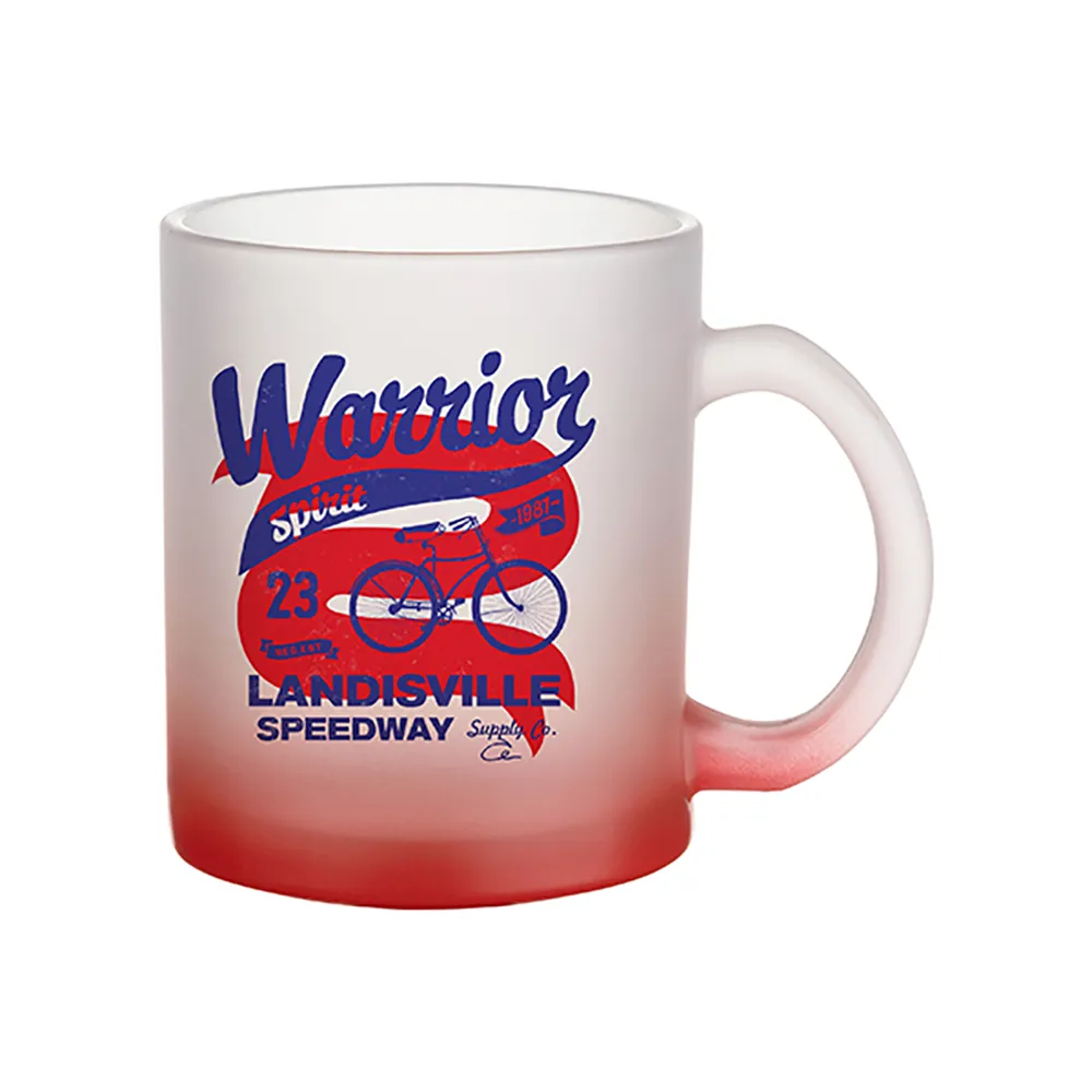 Jarro 11oz Esmerilado Neon Rojo