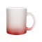 Jarro 11oz Esmerilado Neon Rojo