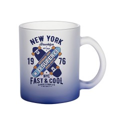 Jarro 11oz Esmerilado Neon Azul Jarro 11oz Esmerilado Neon Azul