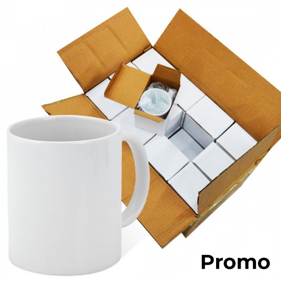 Caja 36 jarros sublimables Promo