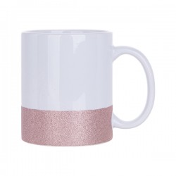 Jarro Base Glitter Rosado 11oz