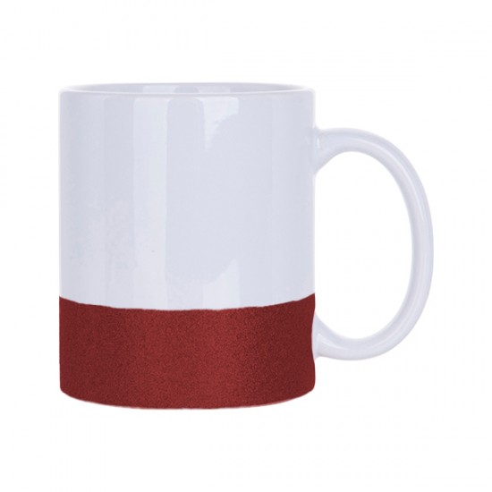 Jarro Base Glitter Rojo 11oz