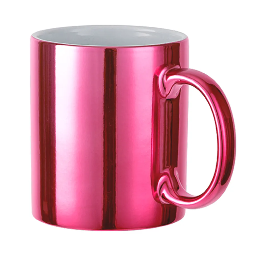 Jarro Sublimable Chapado Fucsia 11oz