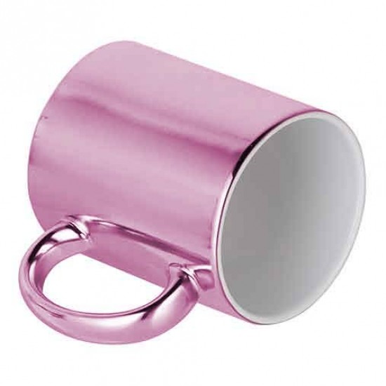 Jarro sublimable chapado rosa oro 11oz