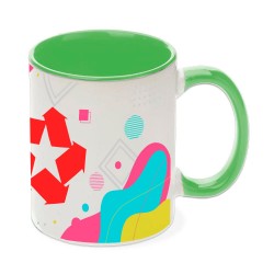 Jarro Sub. int. y asa de color manzana