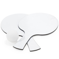 Paletas de Ping Pong - Madera Cristal