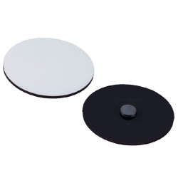 Placa redonda MDF Sub. c/imán 8cm 10 unidades