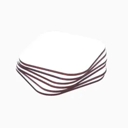 Set 6 posavasos MDF sub. cuadrados 10x10cm