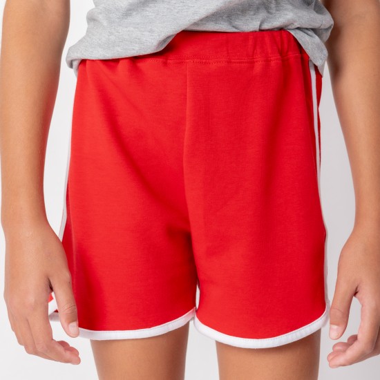 Short Unique Niña Rojo