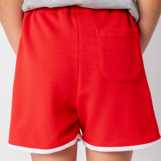 Short Unique Niña Rojo