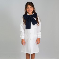 Túnica Recta Unisex Blanca Túnica Recta Unisex Blanca