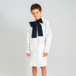 Túnica Recta Unisex Blanca