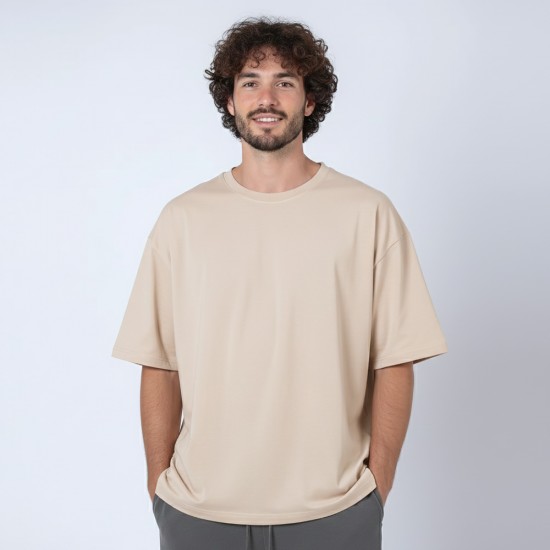 Camiseta Oversize Beige
