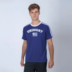 Camiseta Bandera Uy Azul
