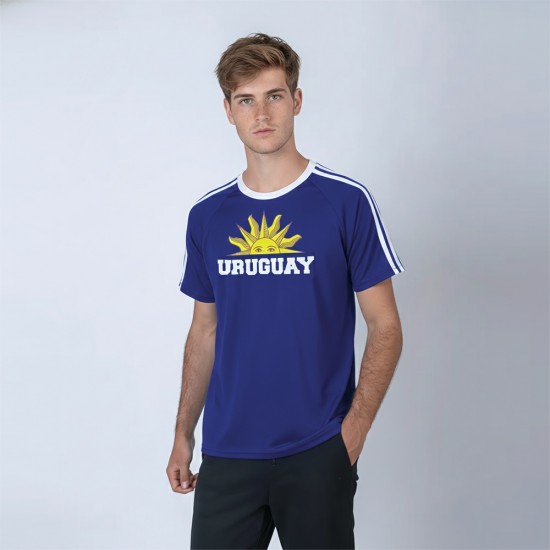Camiseta Sol Uy Azul