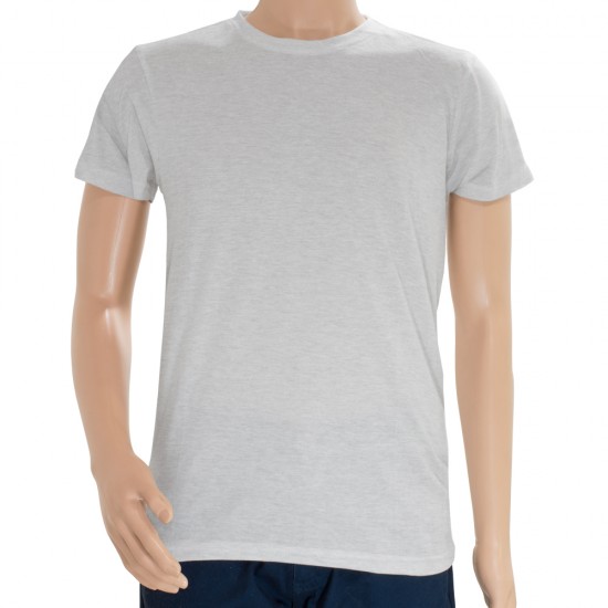 Camiseta Básica PolyCotton Gris melange
