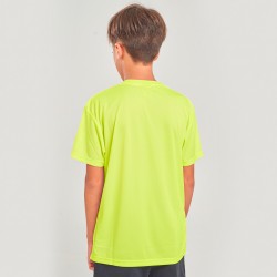 Camiseta Dry Kids Amarillo Fluo