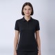 Remera Polo Dry Dama Negro