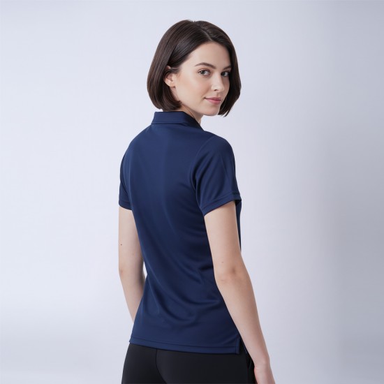 Remera Polo Dry Dama Azul Marino