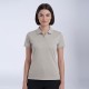 Remera Polo Dry Dama Gris Melange