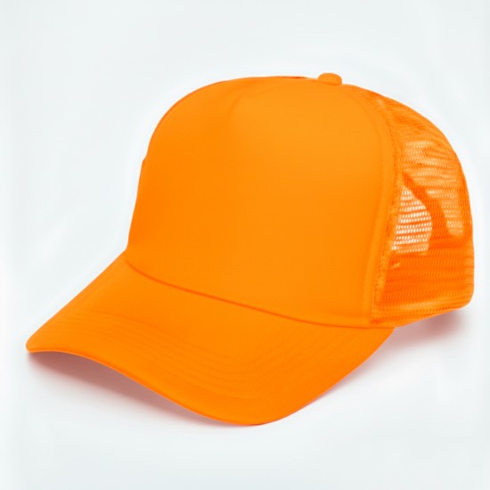 Gorro Trucker 5003 Naranja Fluo