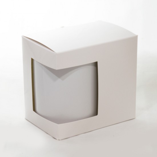 Caja Sublimable p/ taza c/ventana 10 unidades