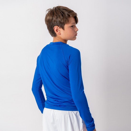 Camiseta UV Niño Manga Larga Azul Francia