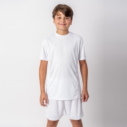 Conjunto Futbol Niño Blanco