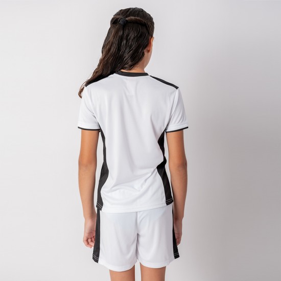 Conjunto Futbol Niño Blanco/Negro