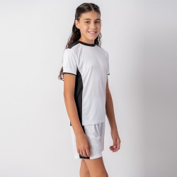 Conjunto Futbol Niño Blanco/Negro
