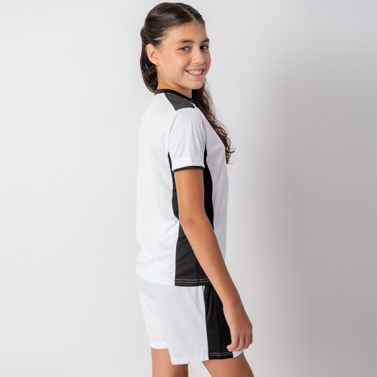 Conjunto Futbol Niño Blanco/Negro