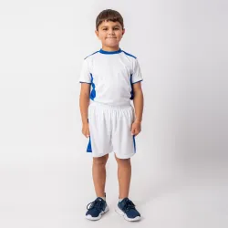 Conjunto Futbol Niño Blanco/Azul Francia