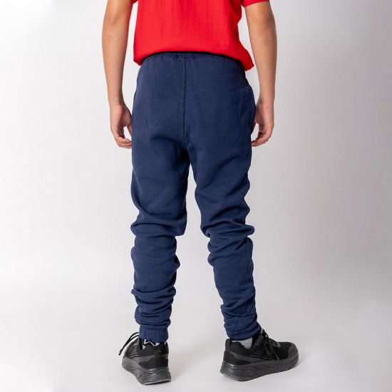Pantalón Felpa Unisex Niño Azul Marino