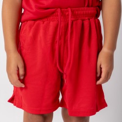 Short de Futbol PRO Niño Rojo