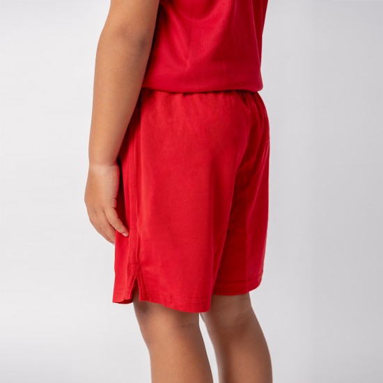 Short de Futbol PRO Niño Rojo