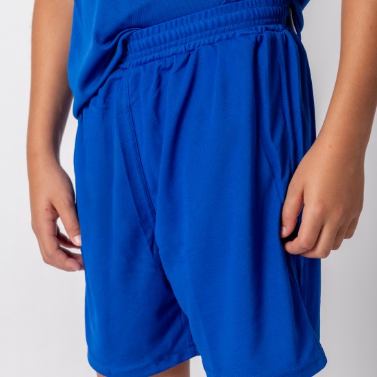 Short de Futbol PRO Niño Azul