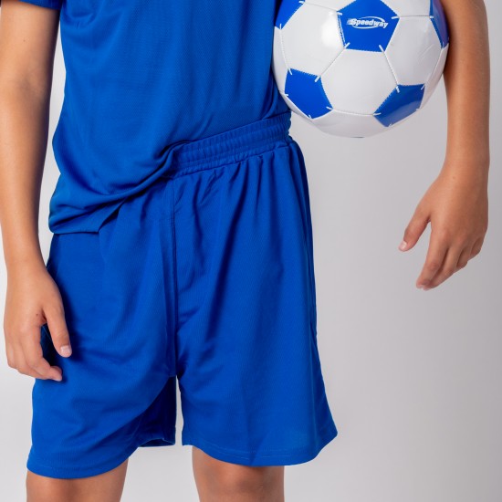 Short de Futbol PRO Niño Azul