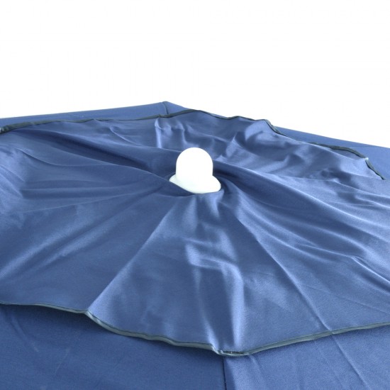 Sombrilla de Playa con Anclaje 2m Azul Marino