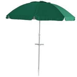 Sombrilla de Playa con Anclaje 2m Verde