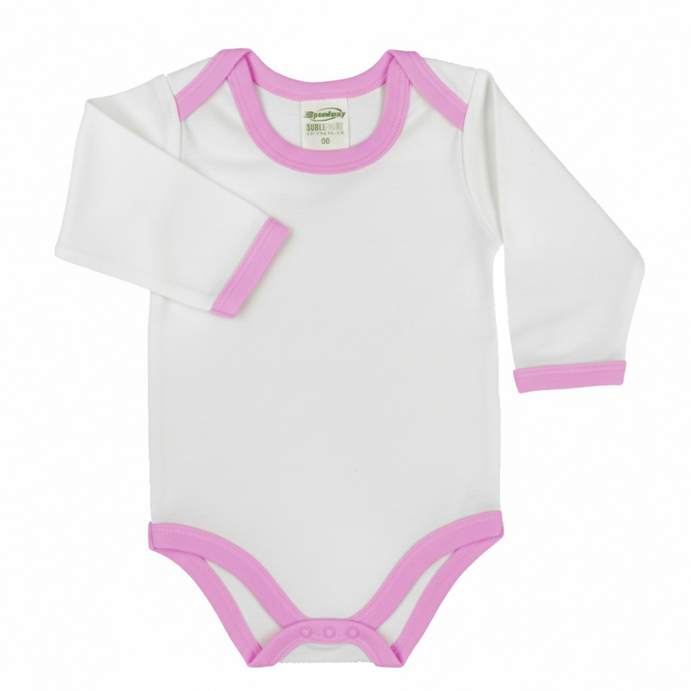 Body Sublimable M/L Blanco/Rosado