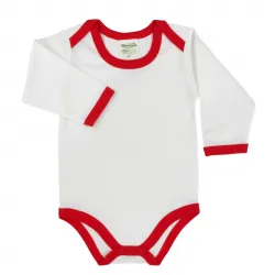 Body Sublimable M/L Blanco/Rojo