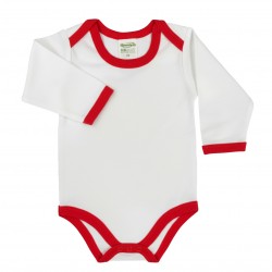 Body Sublimable M/L Blanco/Rojo