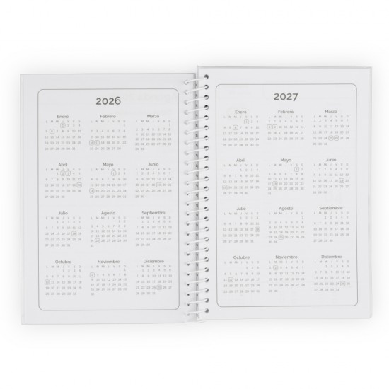 Agenda 2026 con tapa Sublimable Tela