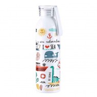 Botella sublimable 17oz/500ml Tapa Transparente